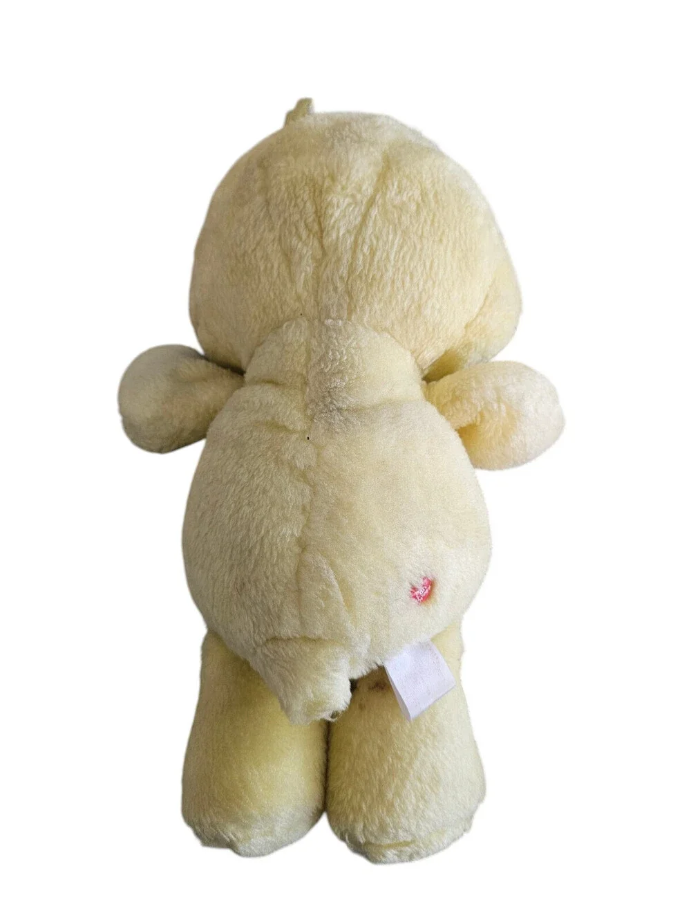Vintage 1983 Kenner Care Bears Birthday Bear plush yellow